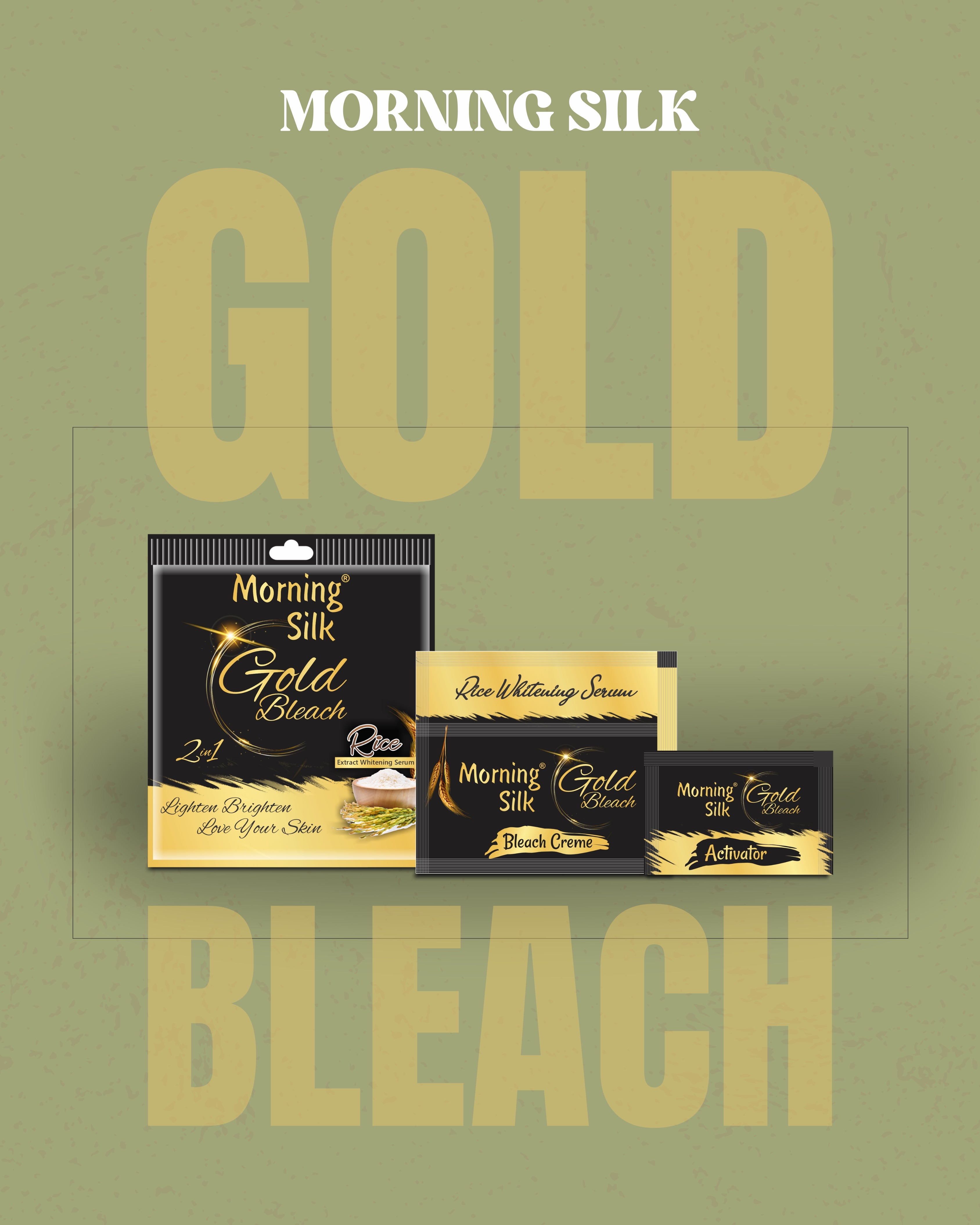 Morning Silk Gold Bleach with Rice Extract Whitening Serum (Bulk Order Only)