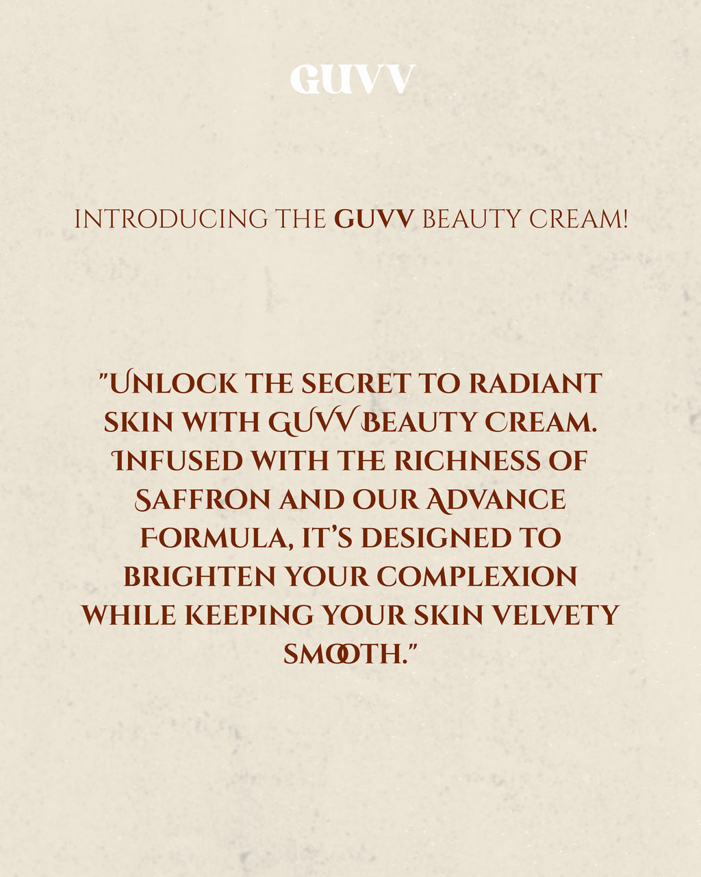 GUVV Beauty Cream