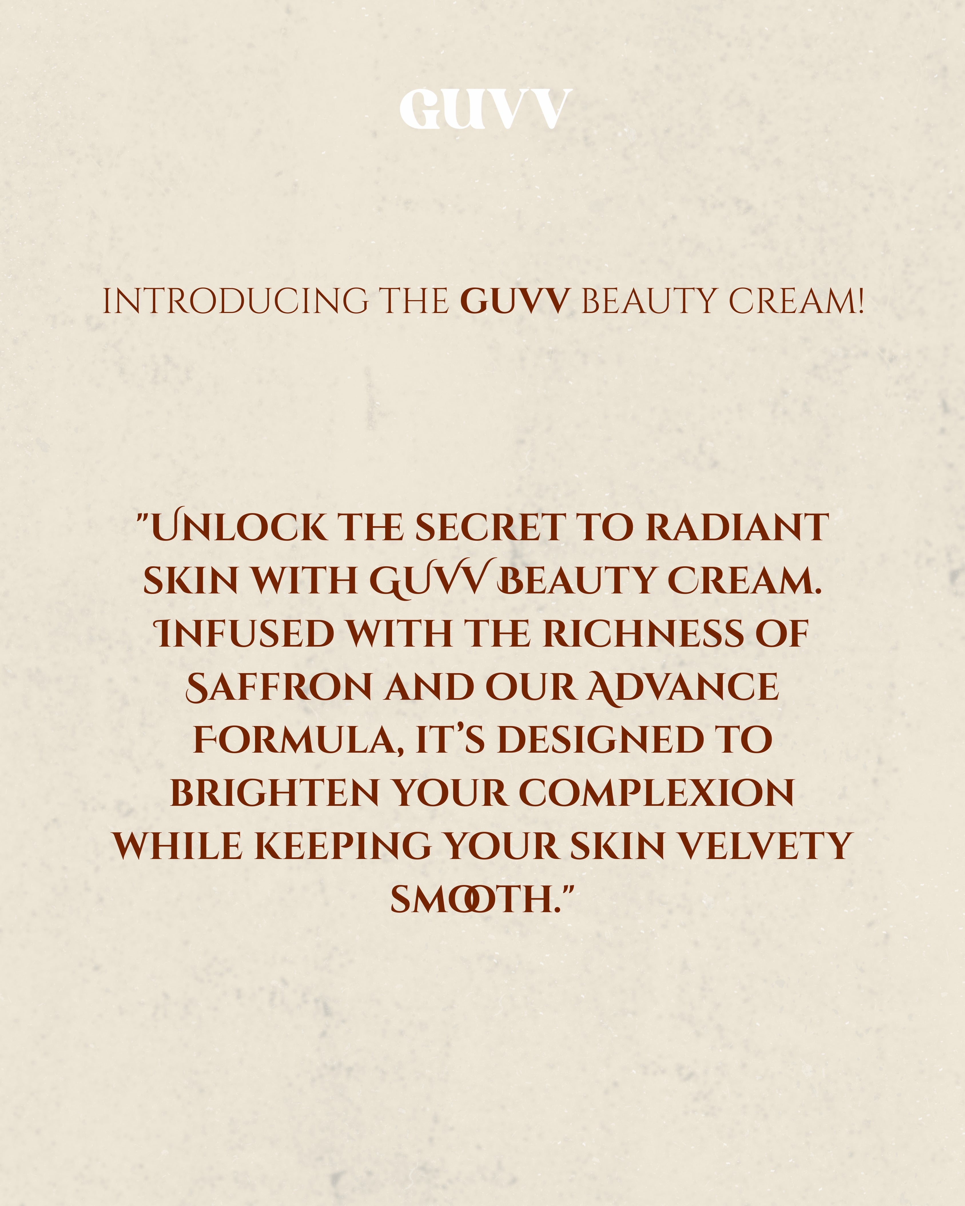 GUVV Beauty Cream