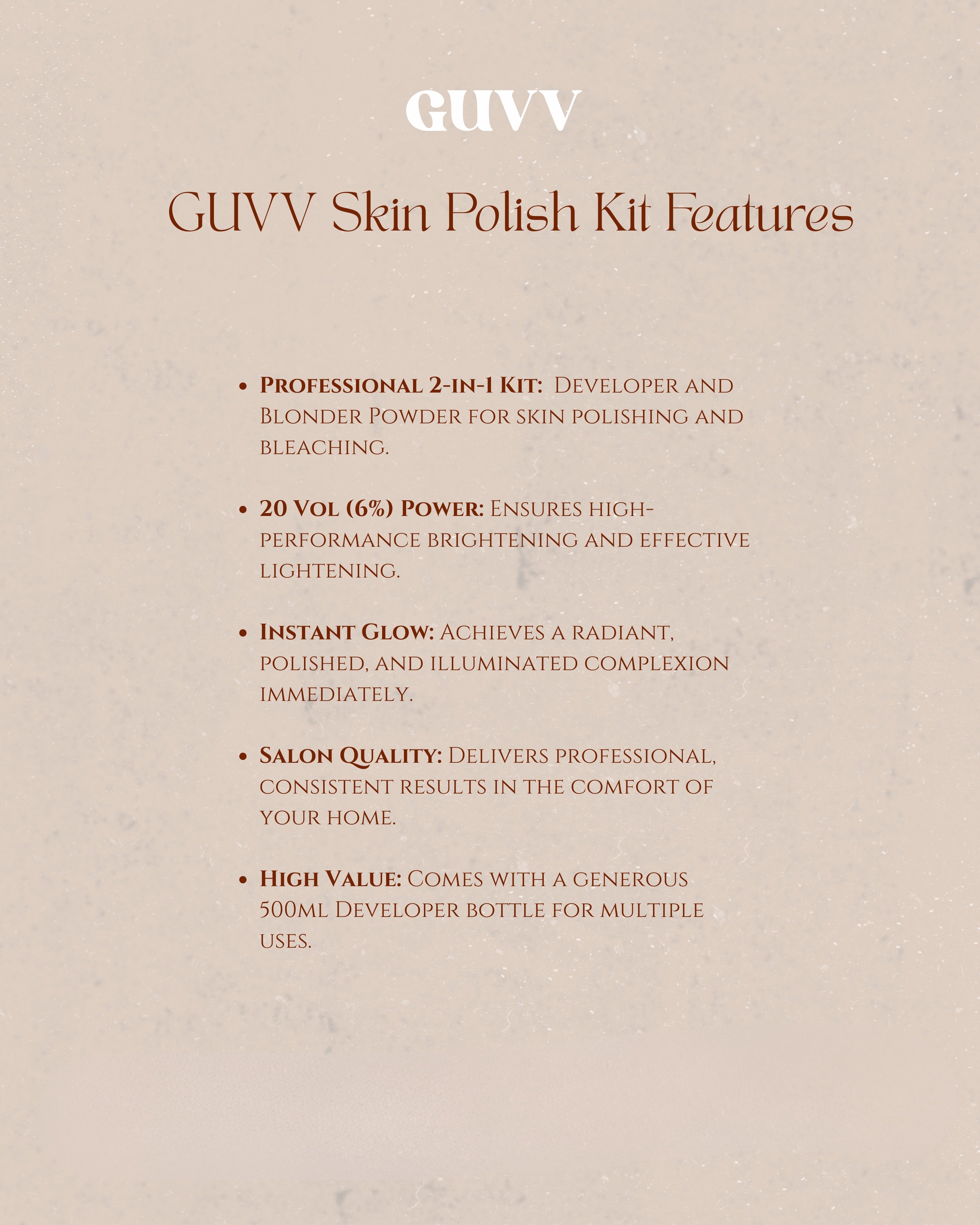 GUVV Professional Skin Polish Kit